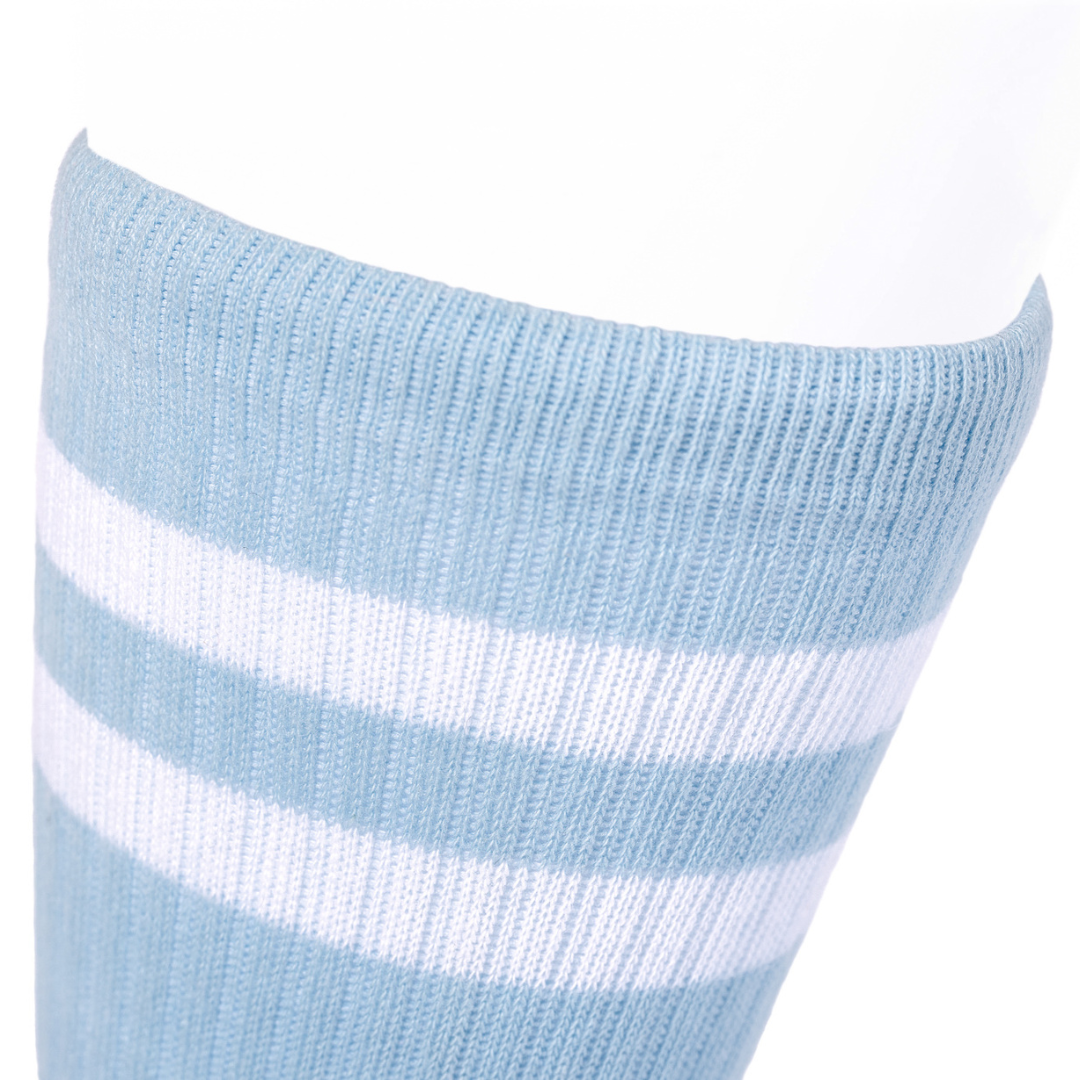 Athletic socks - double stripes blue/white
