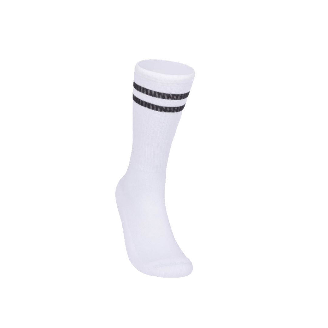 Athletic socks - Double stripes white/black