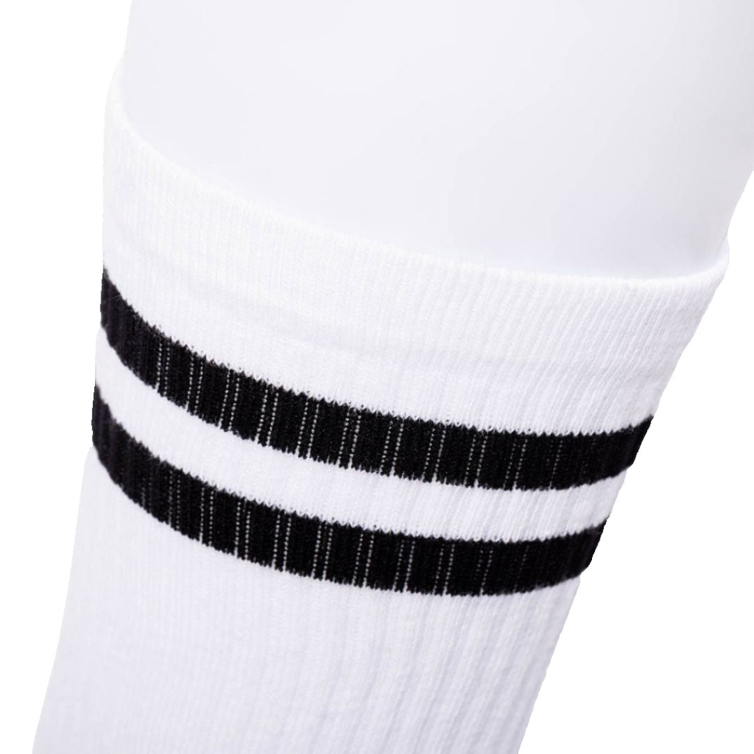 Athletic socks - Double stripes white/black