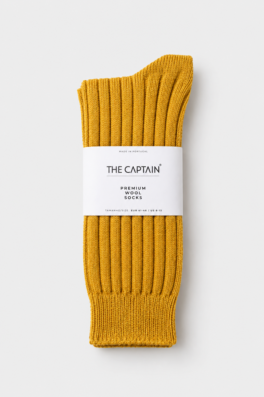 Premium Recycled Wool Socks - Yellow