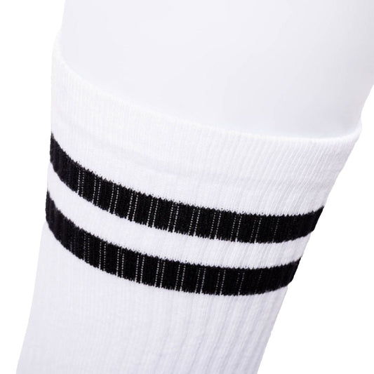 Athletic socks  - Double stripes white/black