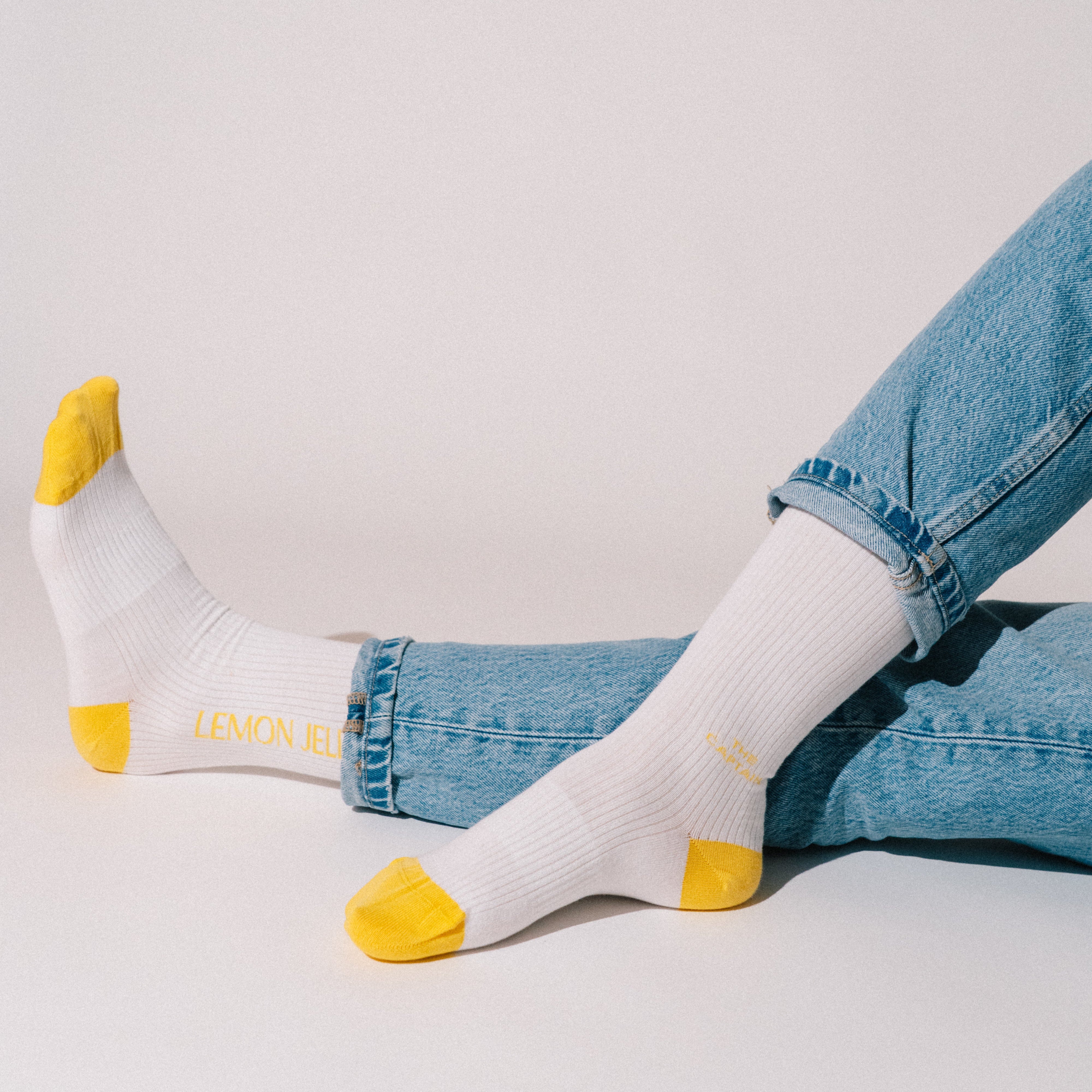 Blush Socks - White
