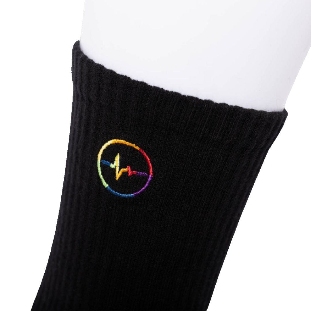 Black Heartbeat LGBTQI+ - Organic Cotton Socks