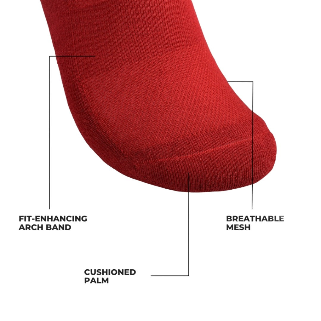 Athletic socks  - Red