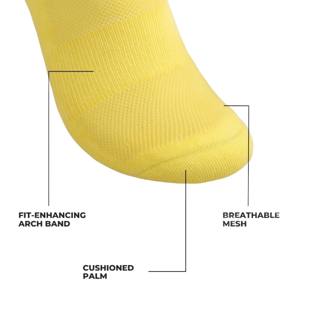 Athletic socks  - Yellow